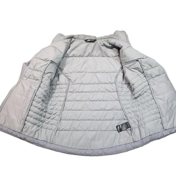 Women's The North Face Quilted Insulated Lightweight Puffer Jacket Grey SMALL - Picture 11 of 17